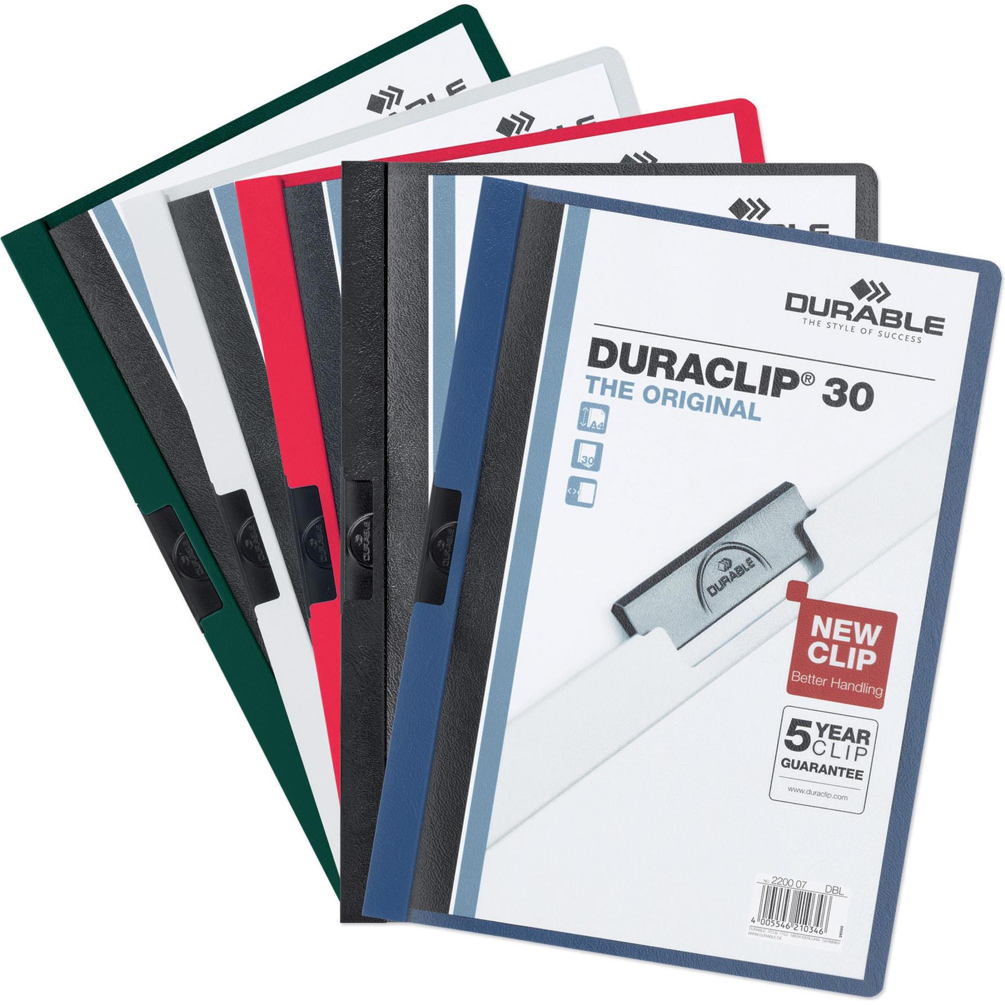 Durable, Mappe, DURACLIP - Klemmhefter (A4, 5 x)