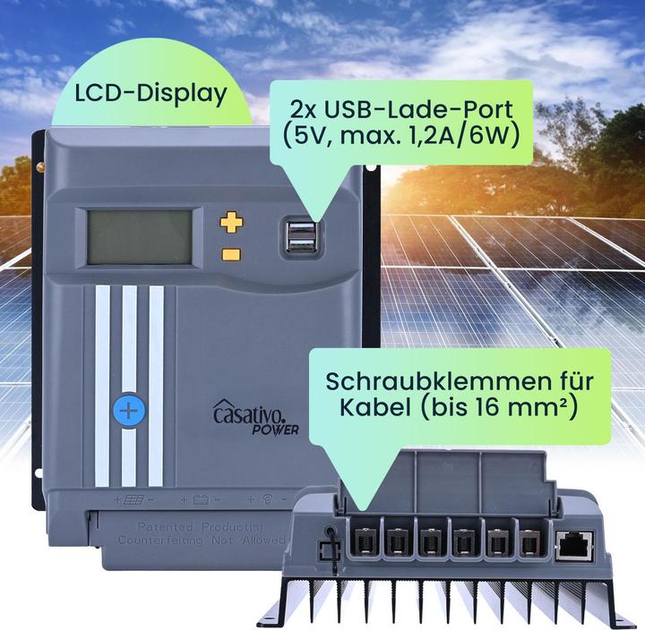Image du produit Casativo MPPT Solarladeregler