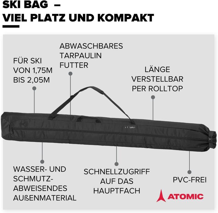 Produktbild Atomic Skisack Schwarz (205 cm)
