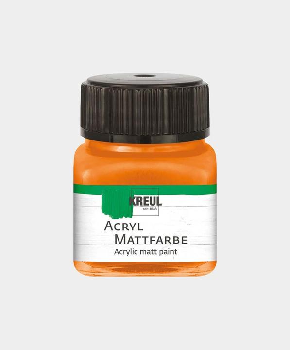 Immagine prodotto Kreul Vernice acrilica opaca, 20 ml (Arancia, 20 ml)