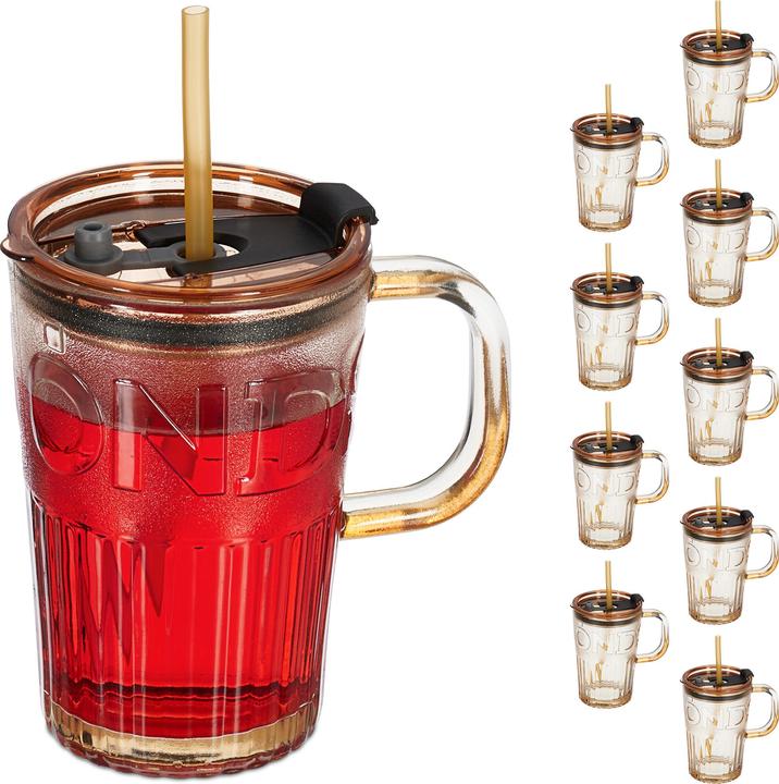 Produktbild Relaxdays 10x Trinkgläser (0.35 l, 10 x)