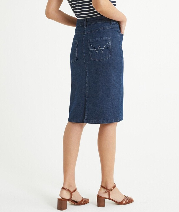 Image du produit Anne Weyburn Jupe en jean en denim stretch (36)