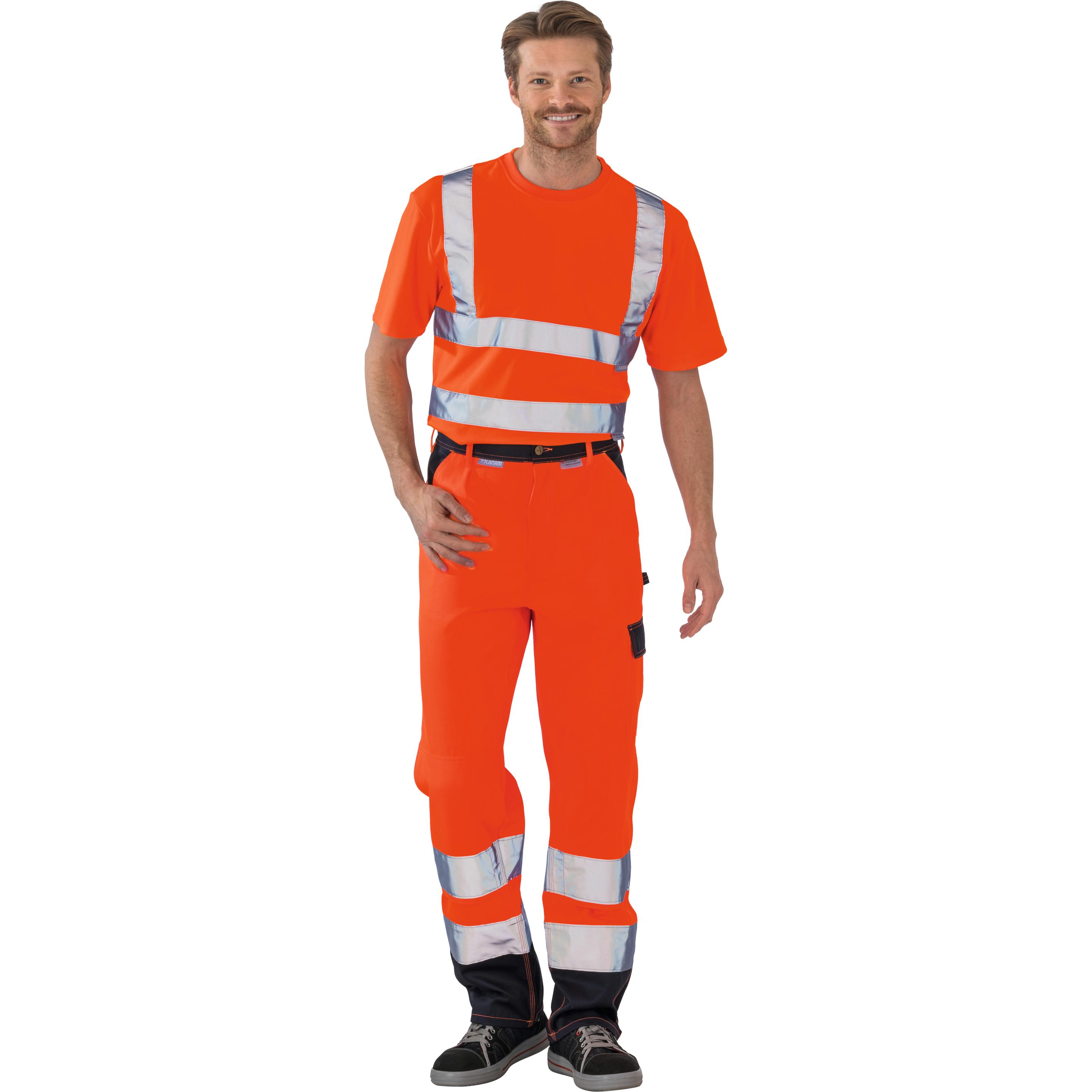 Planam, Arbeitshose, Warnschutzbundhose (48)