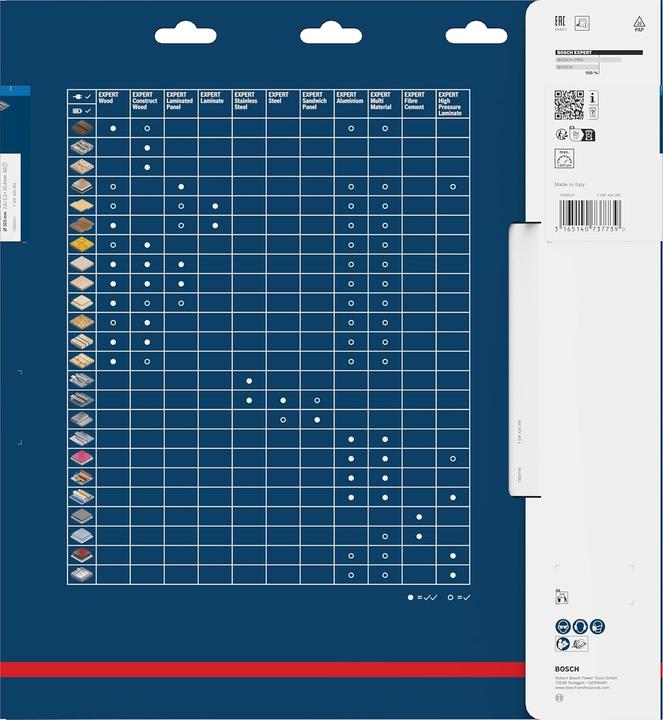 Produktbild Bosch Professional Zubehör Kreissägeblatt Expert for Steel, 305 x 25,4 x 2,6 mm, 60