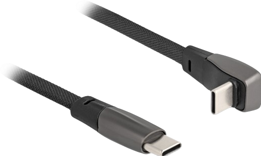 Produktbild Delock USB 2.0 Flachbandkabel USB Type-C Stecker zu USB Type (1 m, USB 2.0)