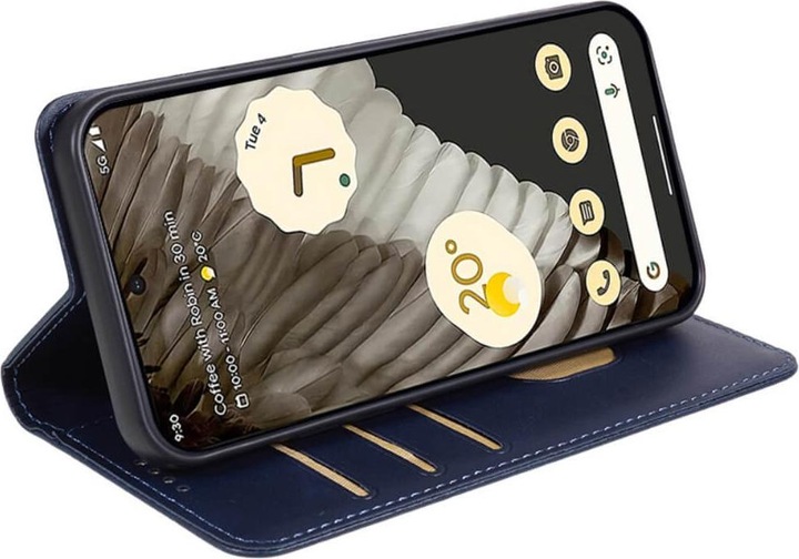 Image du produit Cover-Discount Google Pixel 8 - Stand Flip Case Housse bleu foncé (Google Pixel 8)