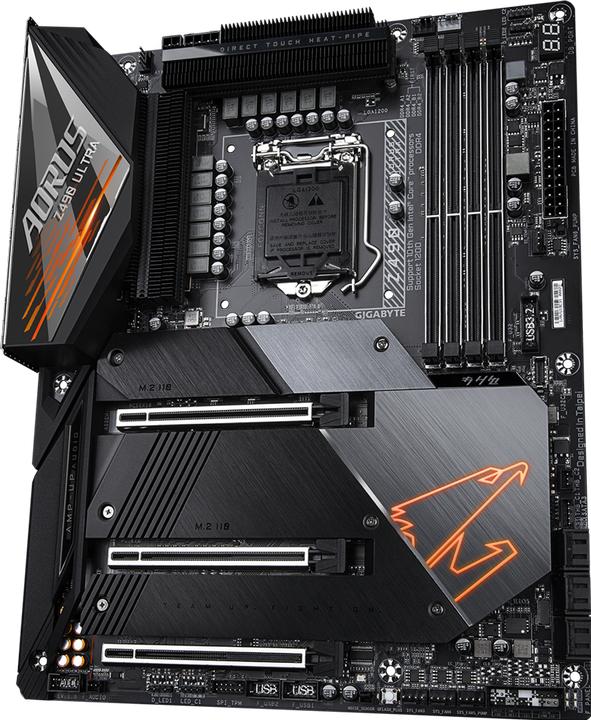 Actual product image Gigabyte Z490 Aorus Ultra (LGA 1200, Intel Z490, ATX)