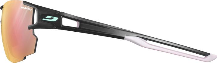 Actual product image Julbo Aerolite sports glasses (Mat Translucide Black, Pink Pastel, REACTIV Photochromic)
