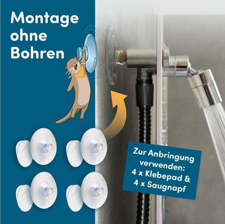 Actual product image Fredi's children's shower mermaid 40 x 30 cm, connection dimensions: Without, version