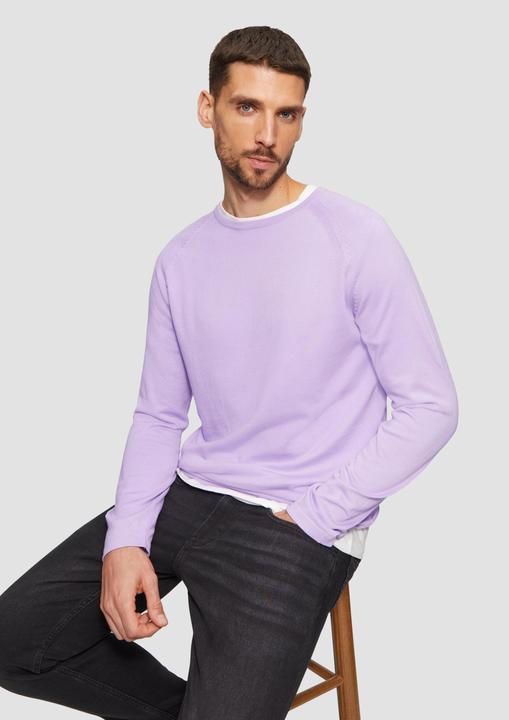 Produktbild s.Oliver Strickpullover Feinstrickpullover mit Raglanärmeln (3XL)