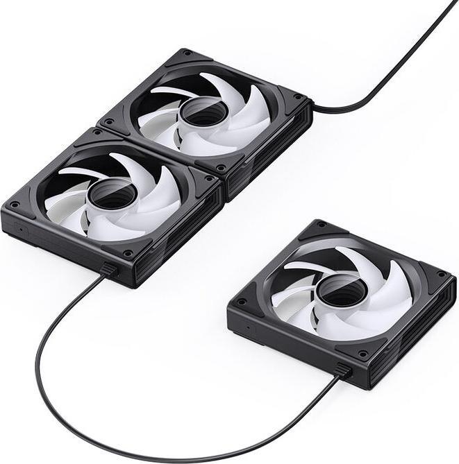 Immagine prodotto Jonsbo Ventola ZK-120B 3in1 - A-RGB, nero (120 mm, 3 x)