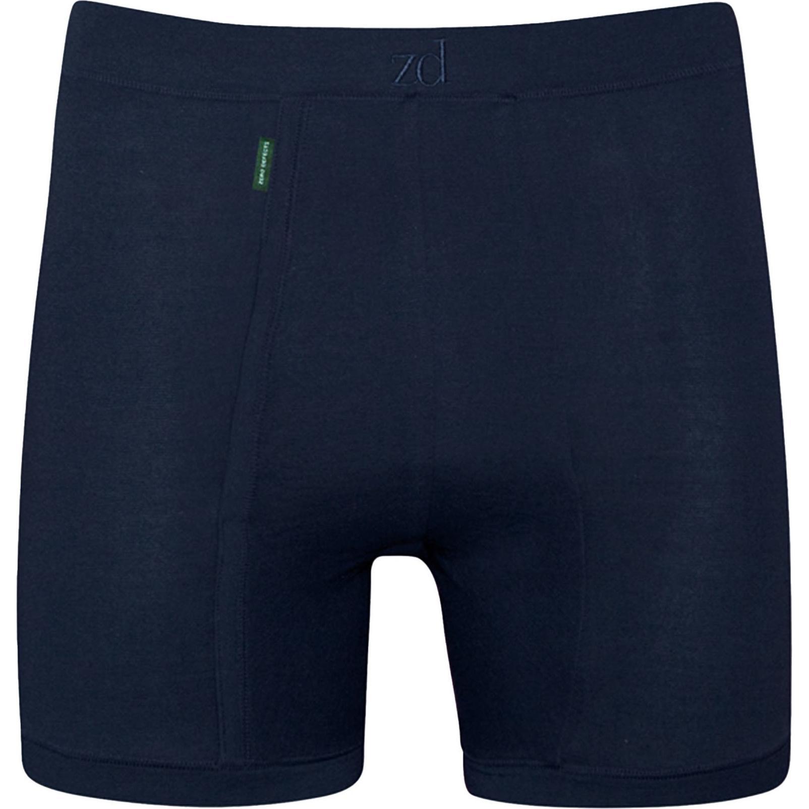 Zd Zero Defects, Herren, Unterhosen, Boxershort Casual Bequem sitzend, Blau, (4XL, Einzelpack)