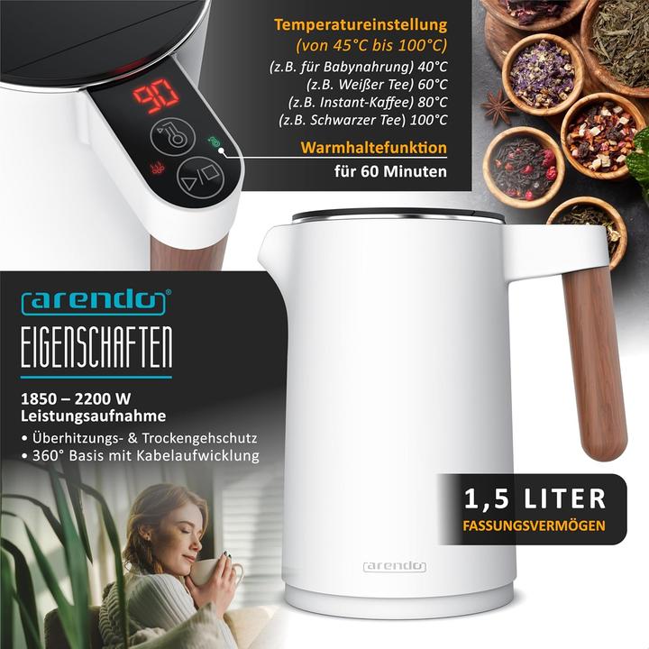 Produktbild Arendo Wasserkocher (1.70 l)
