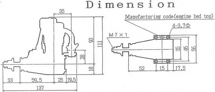 Actual product image Saito FA-82b 4t motor