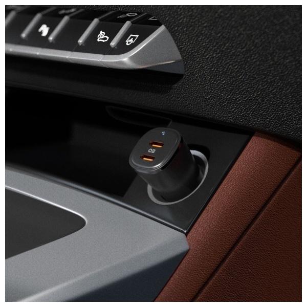 Actual product image Spigen ArcStation Essential EV502 50W Car Charger - Black