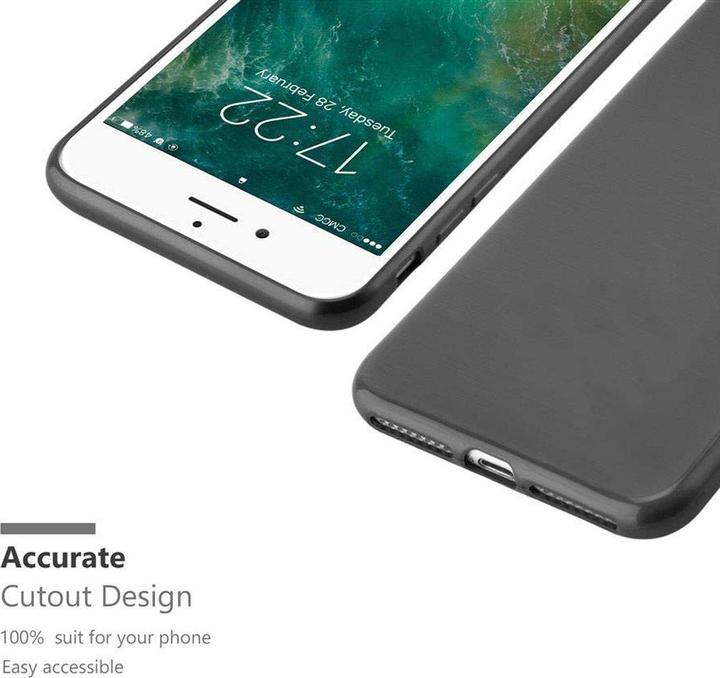 Image du produit Cadorabo Couverture TPU brossé (Apple iPhone 8 Plus, Apple iPhone 7 Plus, Apple iPhone 7s Plus)