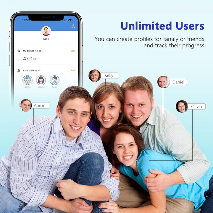 Image du produit Diboniur Analyseur de graisse corporelle (180 kg)