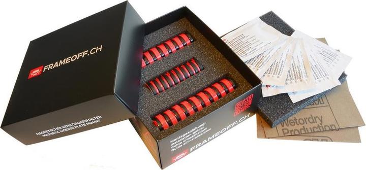 Actual product image FrameOff Number frame