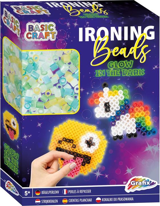 Produktbild Grafix Bügelperlenset Glow in the Dark
