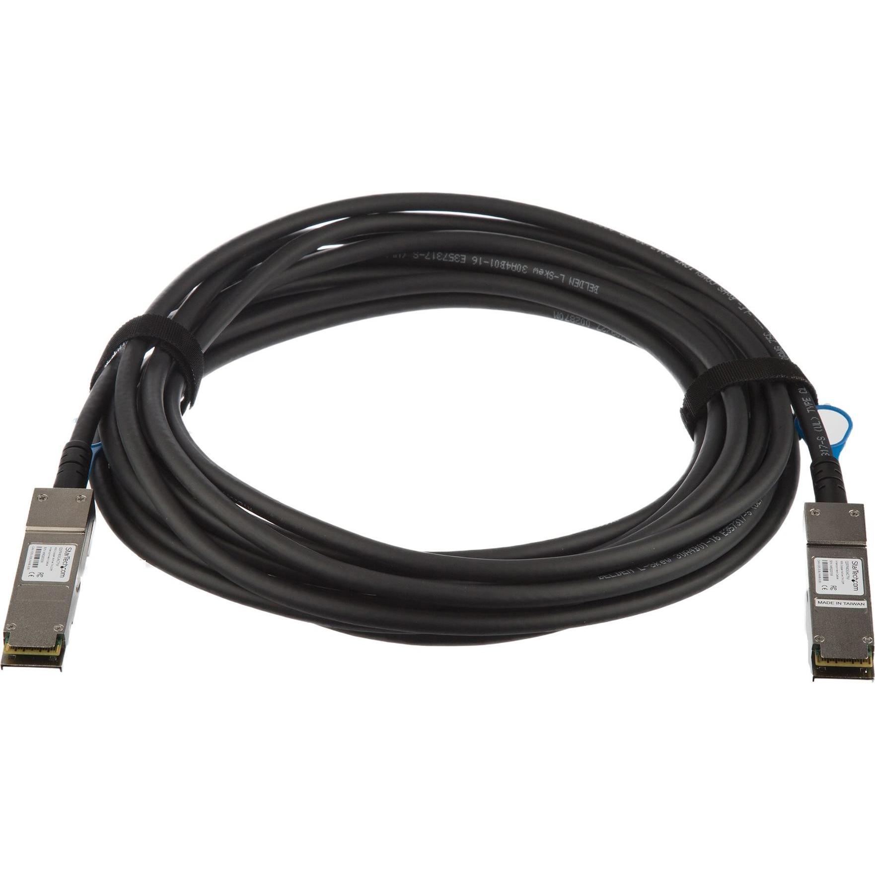 Thumbnail - StarTech 7M 40G QSFP+ ACTIVE DAC CABLE (S/FTP, CAT6, 7 m), Netzwerkkabel
