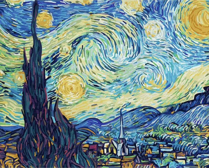 Schipper Painting set Painting by numbers Starry night