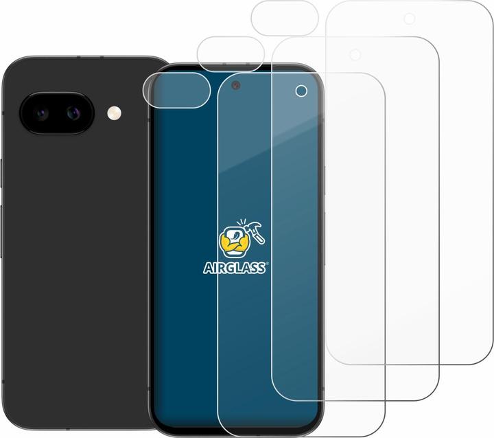 Produktbild BROTECT Schutzglas Schutzfolie Displayschutz Display Schutz Glas Folie klar (3 Stück, Google Pixel 9a)