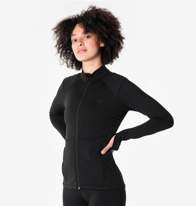 Axelys Eiskunstlauf-Trainingsjacke Erwachsene schwarz (L)