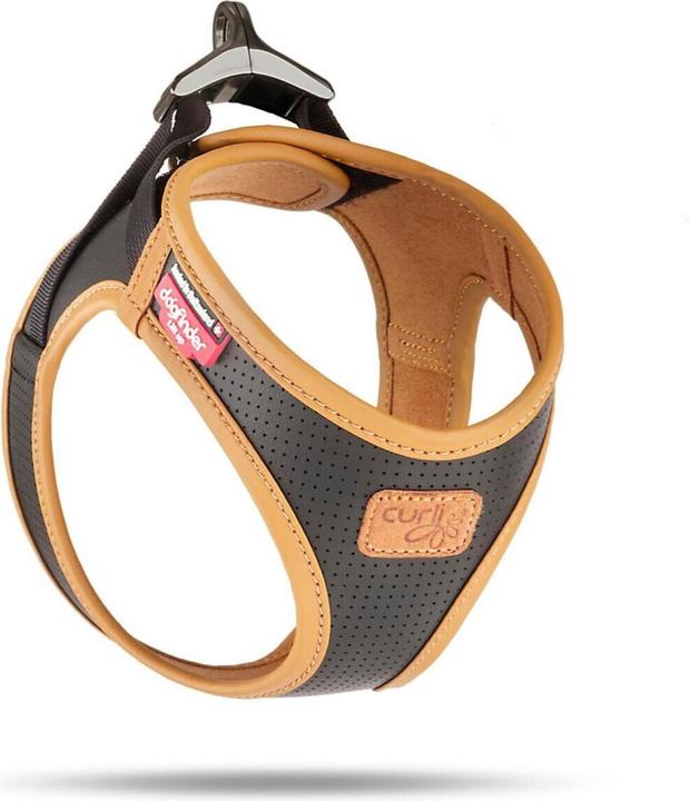 Produktbild Curli Geschirr Apfelleder, 2XS, Schwarz (XXS, Hund, Allgemein)