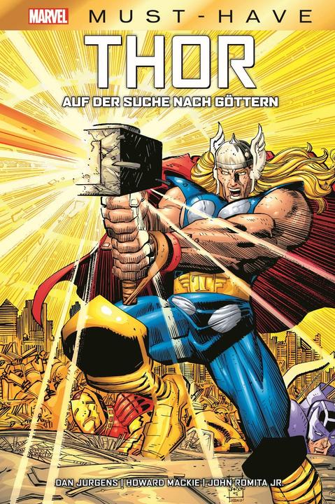 Produktbild Panini Marvel Must-Have: Thor - Auf der Suche nach Göttern (Deutsch, Dan Jurgens, John Romita Jr., Howard Mackie, 2022)