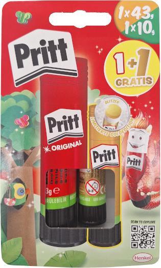 Image du produit Pritt PBS4B Stick 1x 43g + 1x 10g Farbe