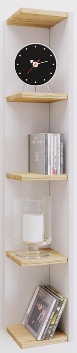 Produktbild VCM Holz Stand Regal Deko Eckregal Honsa (15 x 17 x 97 cm)