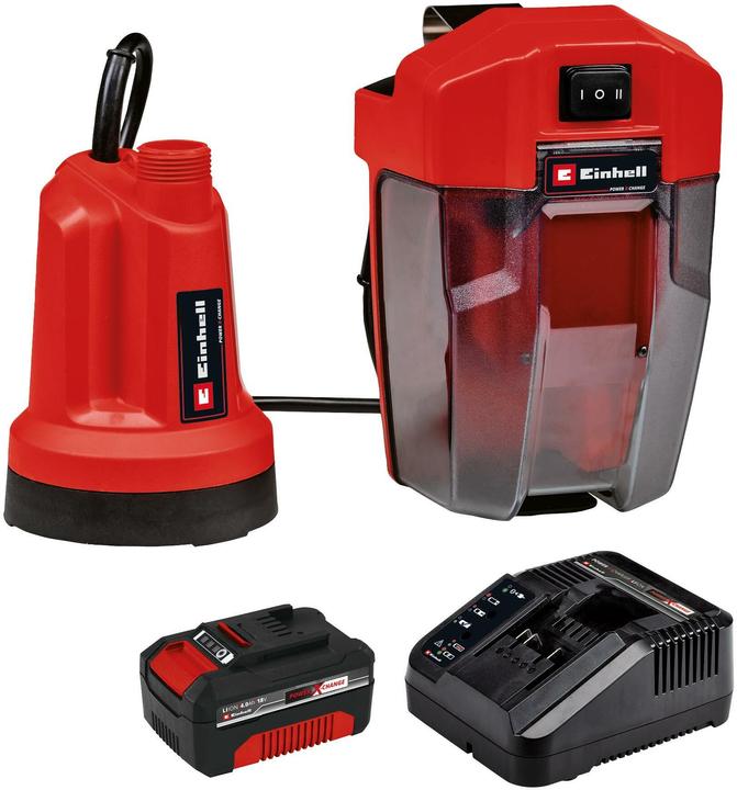 Immagine prodotto Einhell Batteria chiara pompa dell'acqua GE-SP 18 LL Li (1x4.0Ah) (Pompa da giardino)