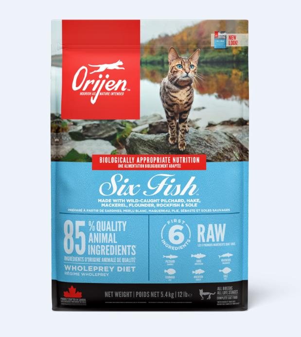 Produktbild Orijen Six Fish (Adult, Senior, 1 Stk., 5400 g)
