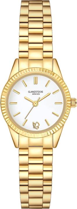 Actual product image Glanzstücke München Damen Quarzuhr gelbgold Edelstahl gelbgold - 38012 (25 mm)