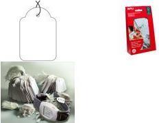 Actual product image Agipa Tag - small package, size: 15 x 24 mm, white (200x)