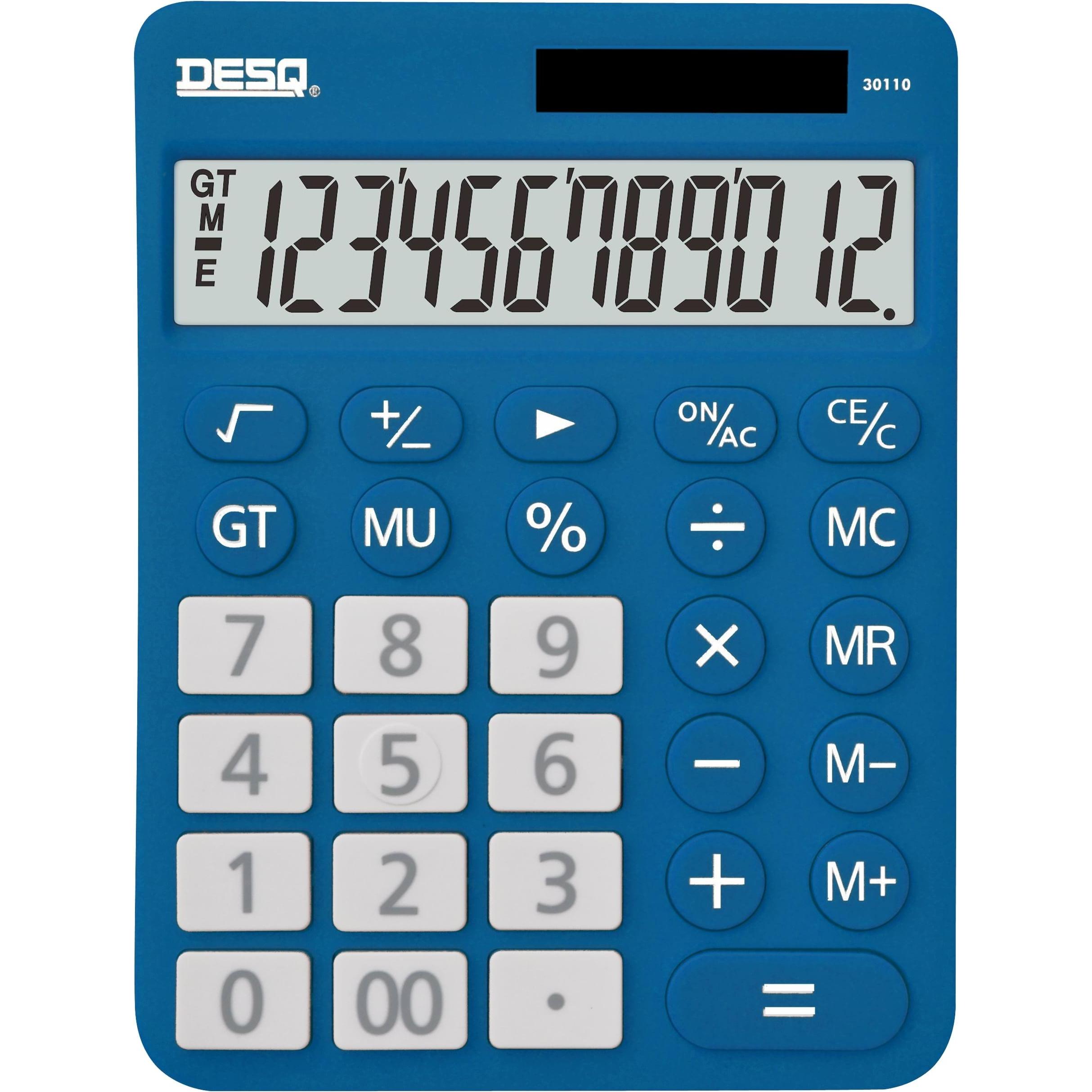 Aveli, Calcolatrice, DESQ XL calculator, dark blue