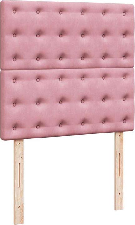 Actual product image vidaXL Bo x spring bed with mattress 160 x 200 cm velvet (160 x 200 cm)