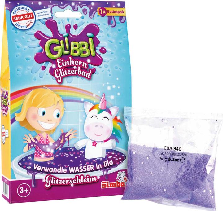 Produktbild Simba Glibbi Einhorn Glitzerbad