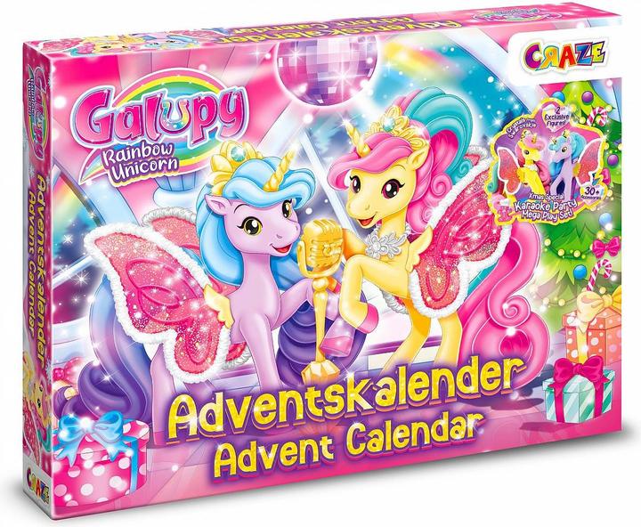 Actual product image Craze Galupy Rainbow Unicorn