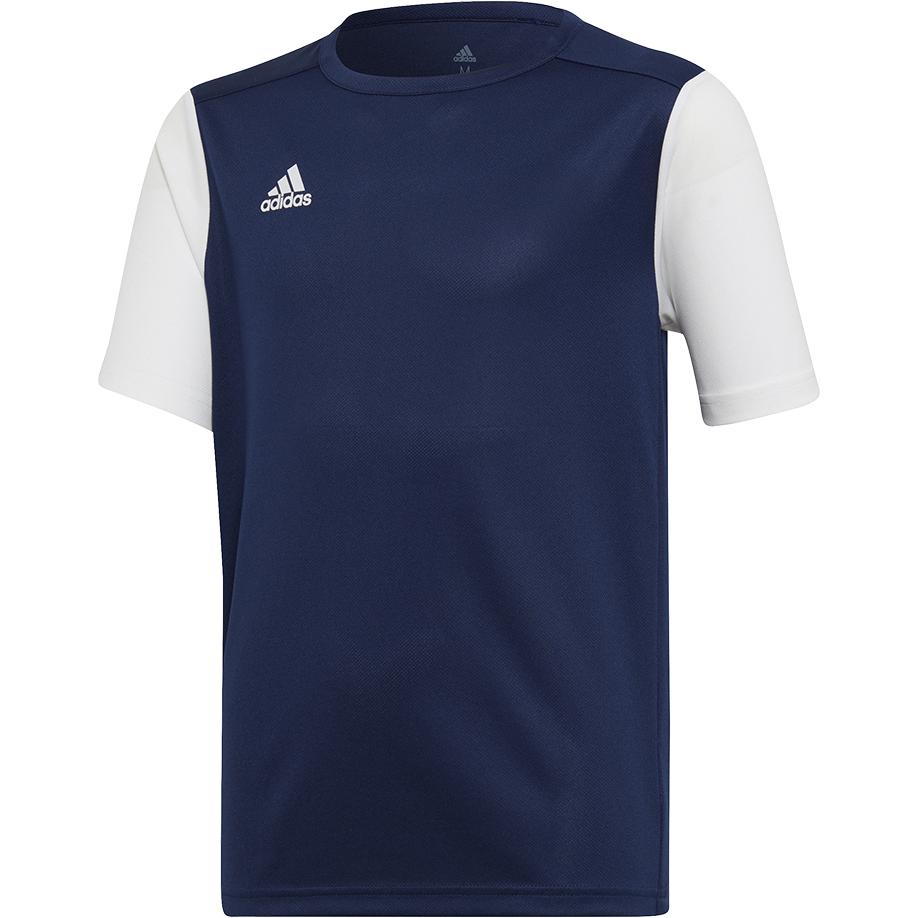 adidas, Jungen, Sportshirt, Estro 19 Trikot Kinder (128), Blau, 128