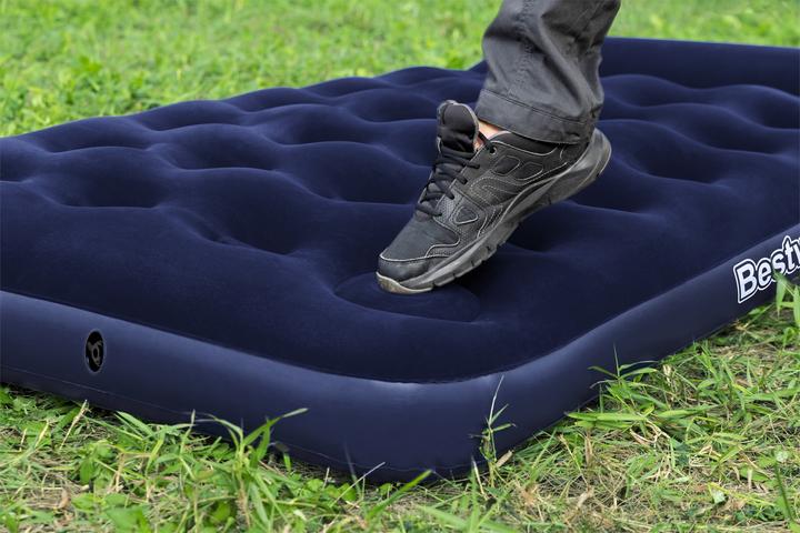 Actual product image Bestway Air Mattress Twin with Built-in Foot Pump 1.88 m x 99 cm x 28 cm