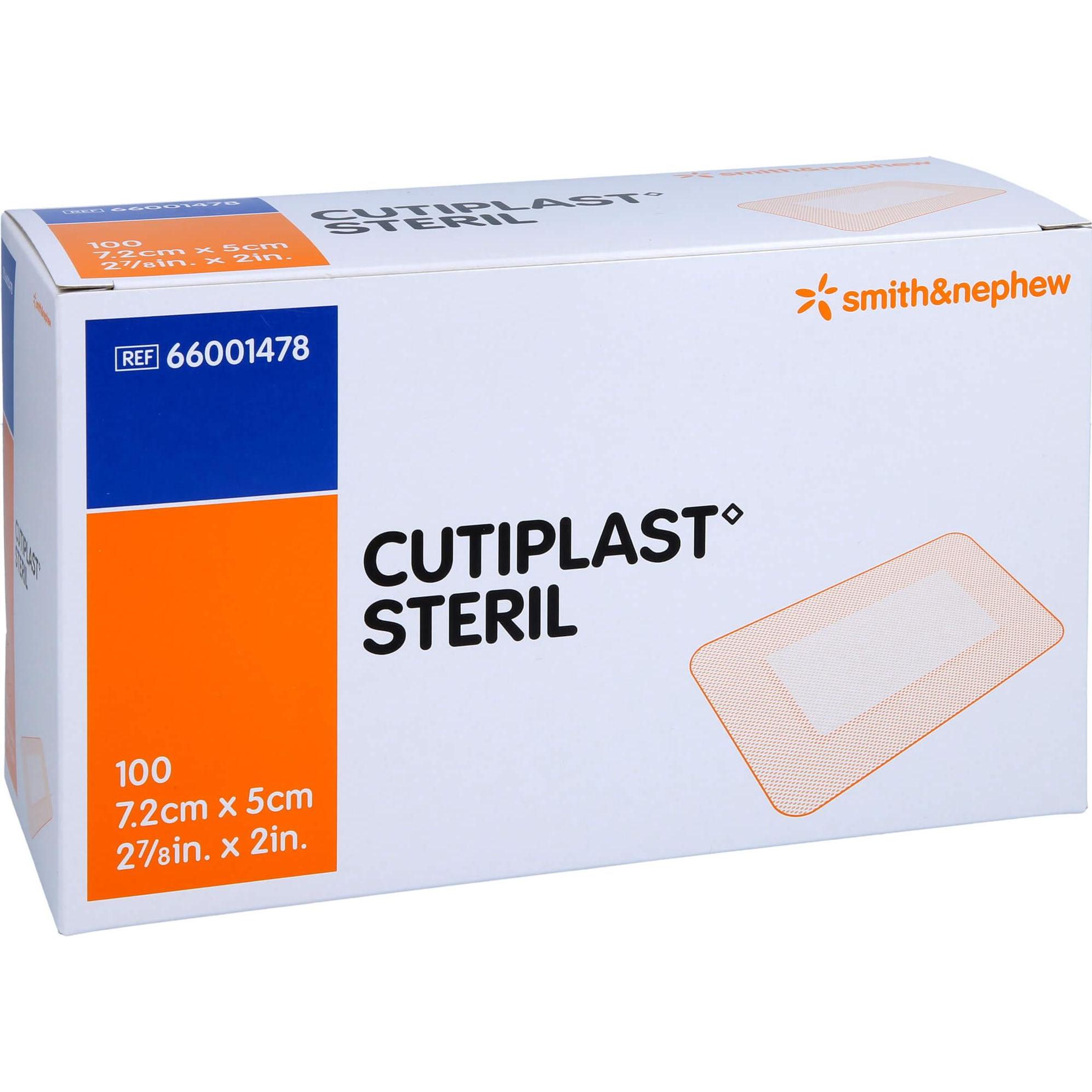 Smith & nephew, Pflaster, Cutiplast St Wundv 5x7.2cm, 100 St VER (100 x)