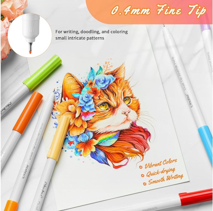 Actual product image Ohuhu Art markers (40 pcs.) (Multicoloured, 40 x)