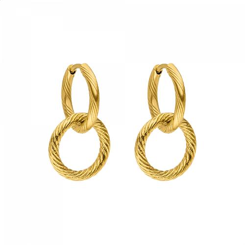 Immagine prodotto Purelei Boucles d'oreilles Kii Elua oro (Acciaio inossidabile placcato oro 18 carati)