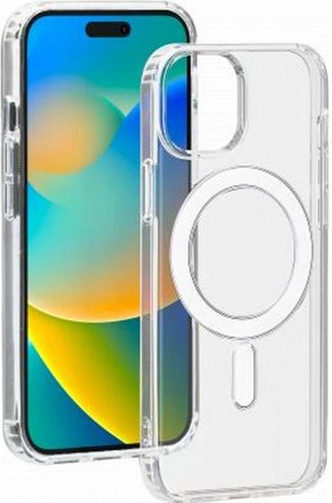 Produktbild Bigben Hybrid Case mit MagSafe Handy-Cover für Apple iPhone 15 transparent (Apple iPhone 15)