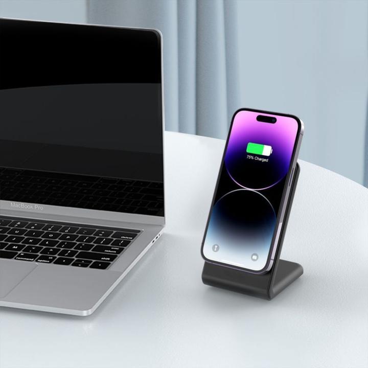 Produktbild Tech-Protect QI15W-A38 MagSafe Wireless Charger - Black (15 W)