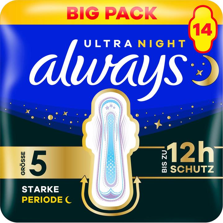 Actual product image Always Sec.Night Fl.Ex.Gr5 Bp (14x)