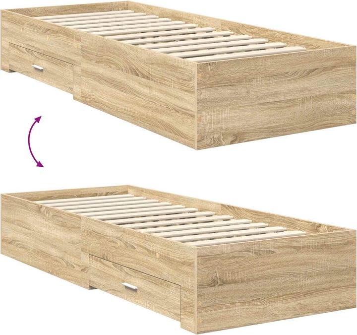 Image du produit vidaXL Aufbewahrungsbett (75 x 190 cm)