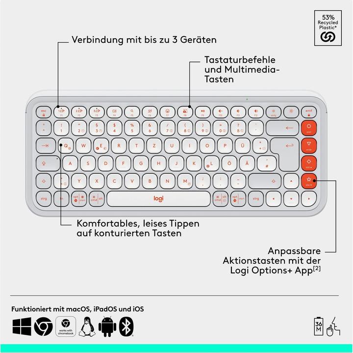 Produktbild Logitech POP Icon Combo (CH, Kabellos)