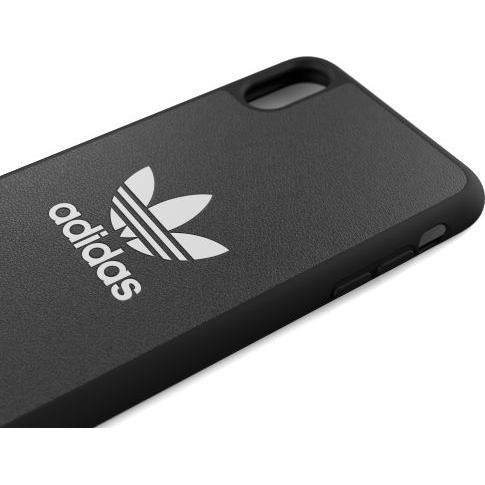 Thumbnail - adidas Basics Moulded Case schwarz/weiss (Apple iPhone XS Max), Smartphone Hülle, Schwarz